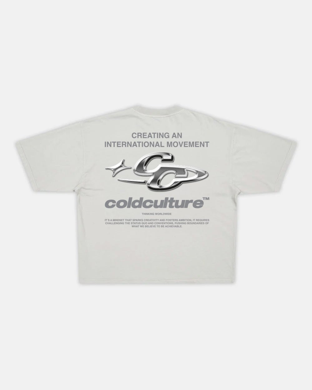 SPARKLY TEE LIGHT GREY
