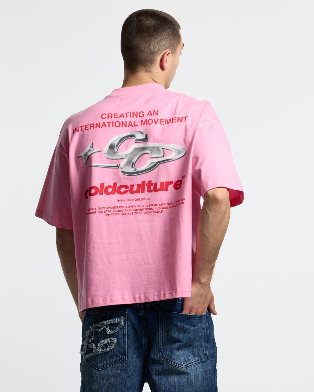 SPARKLY TEE PINK