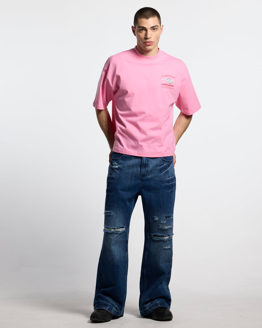 SPARKLY TEE PINK