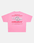 SPARKLY TEE PINK
