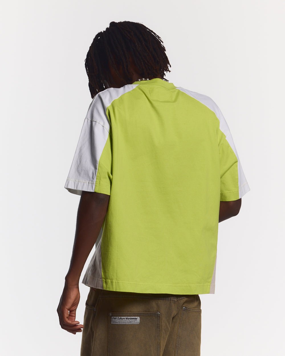 SPEED SPOKE TEE GREEN & GREY