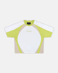 SPEED SPOKE TEE GREEN & GREY
