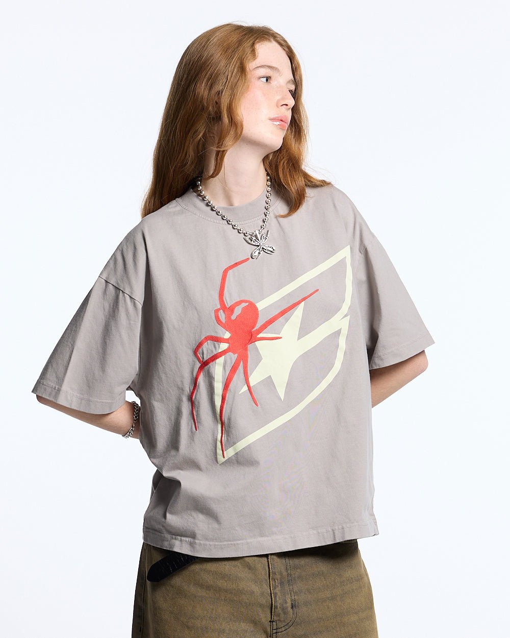 SPIDER TEE GREY
