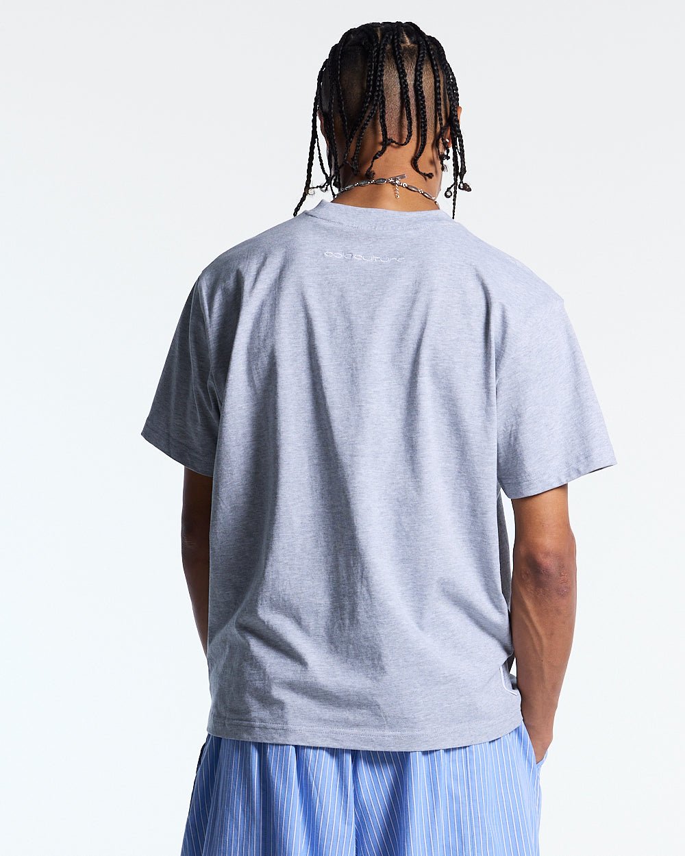 STALLION TEE HEATHER GREY