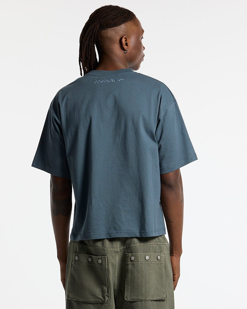 STARS TEE SLATE BLUE