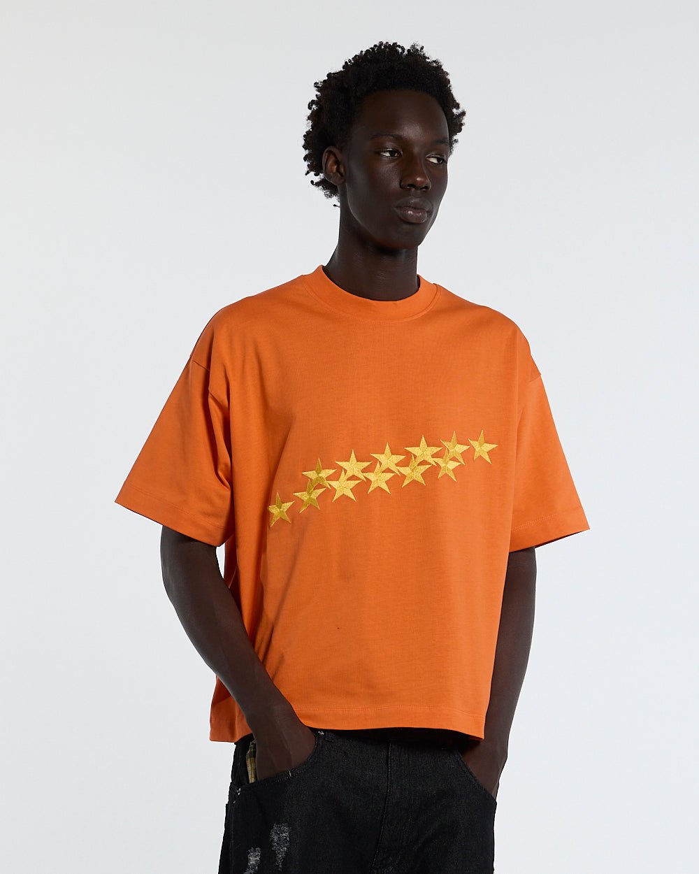 STARS TEE VIBRANT ORANGE