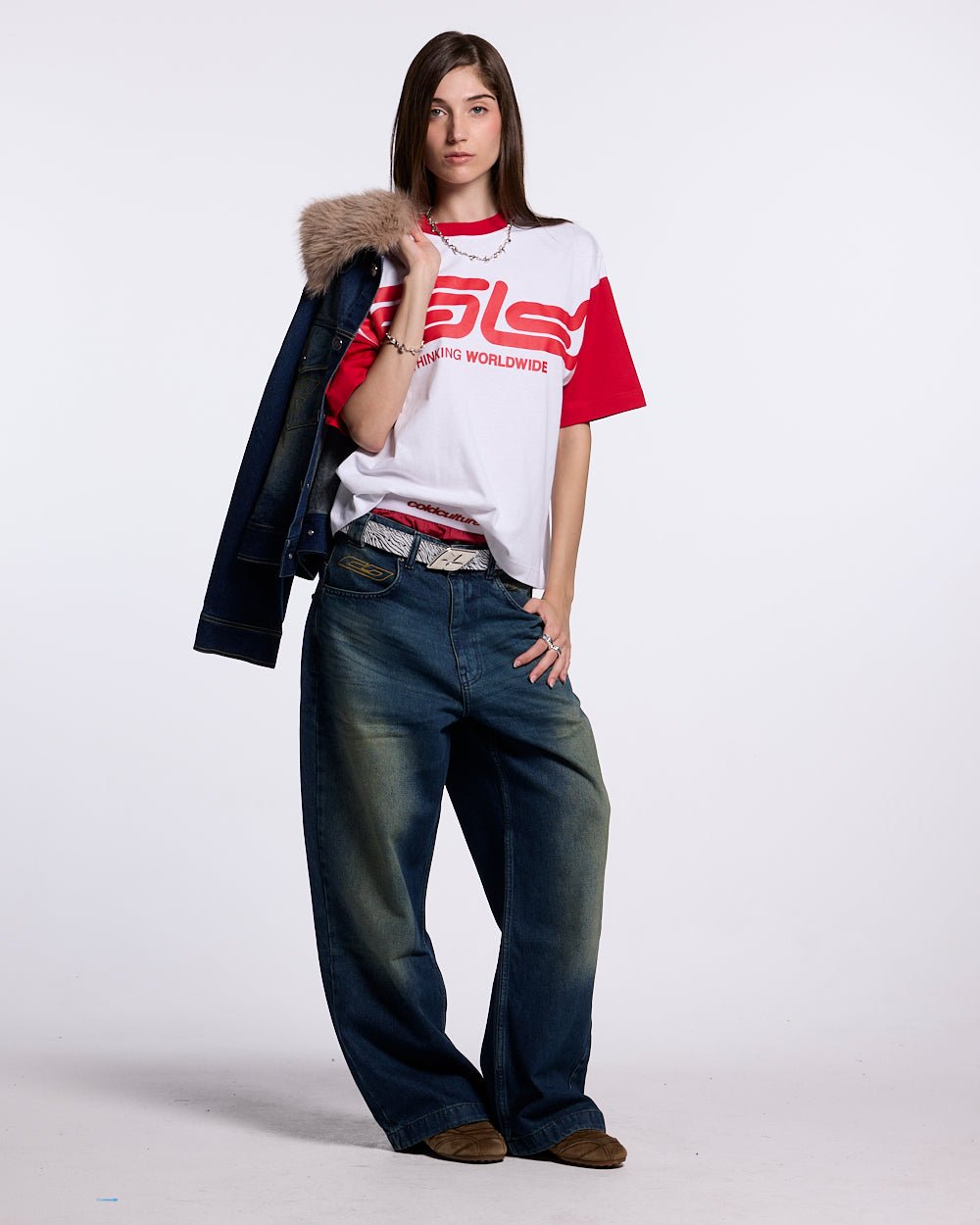 TEEN SPIRIT ERA TEE RED AND WHITE