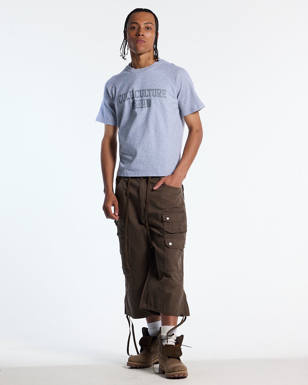 TROPHY TEE HEATHER GREY