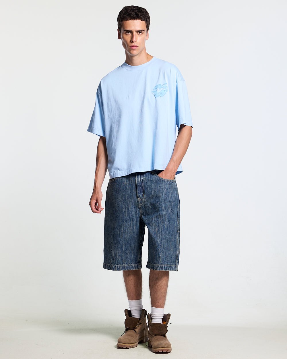 TROPICAL FEVER TEE BLUE