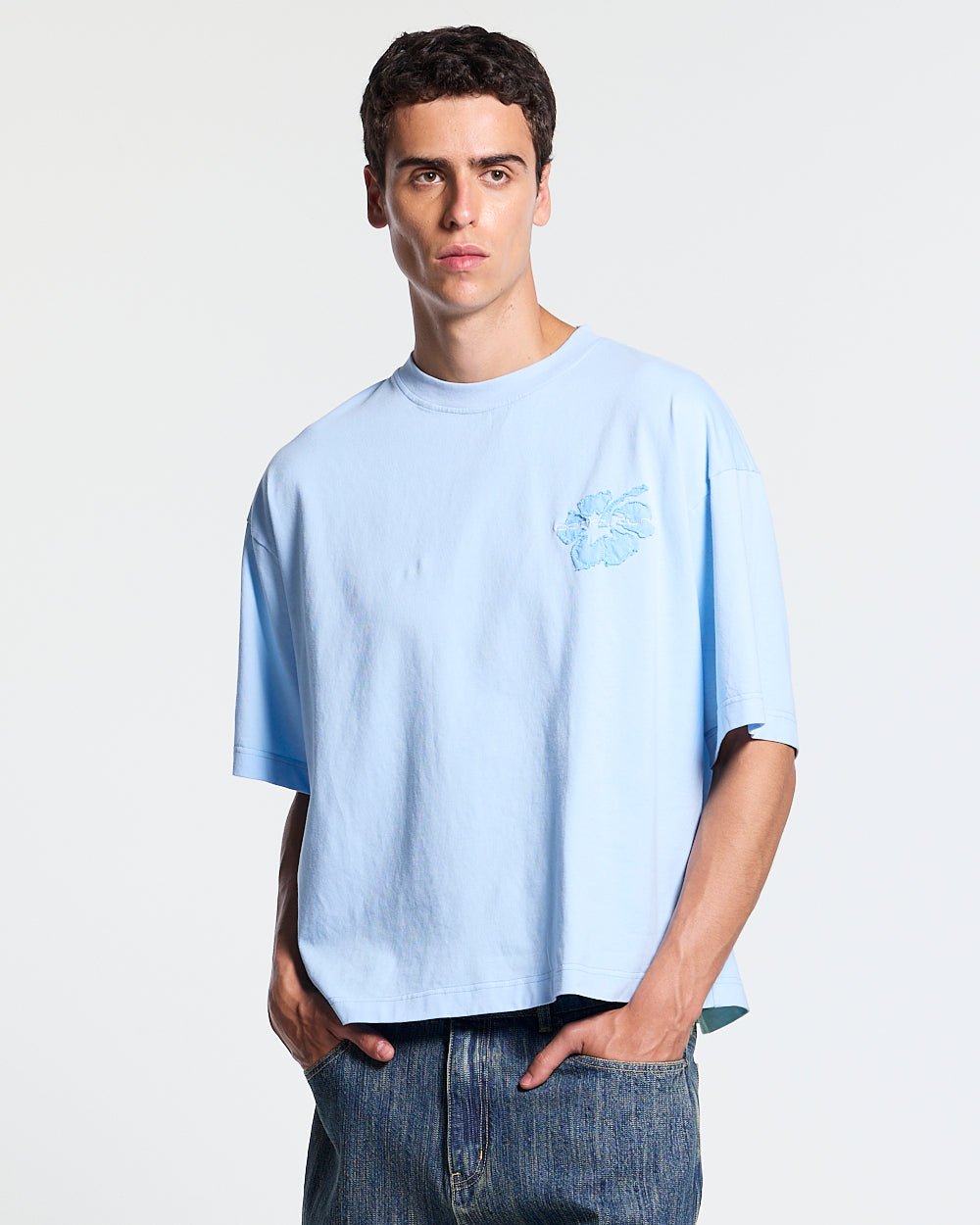 TROPICAL FEVER TEE BLUE