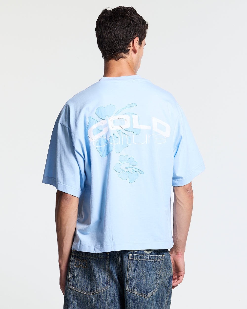 TROPICAL FEVER TEE BLUE